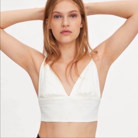 Zara satin crop top - Picture 7 of 8
